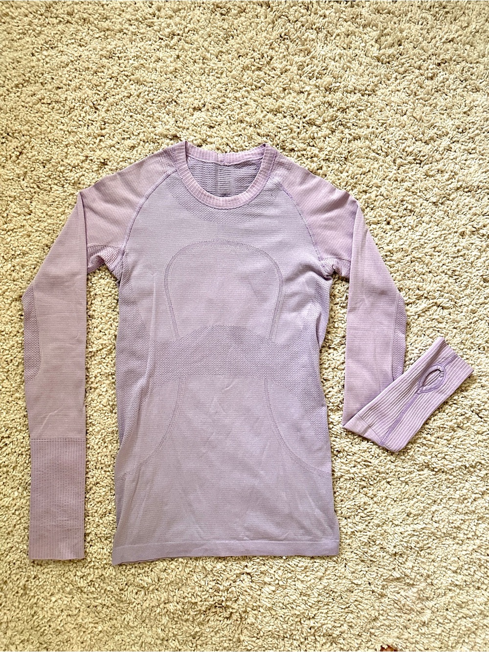 LULULEMON 4 Women’s Swiftly Tech Long Sleeve - Light Lavender